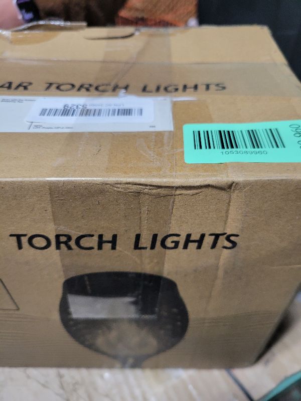 Photo 1 of 12Pack Halloween Yard Decorations, Purple Solar Halloween Lights for Outside Decor, LED Solar Flame Lights Outdoor for Yard Decorations, Waterproof Luces Solares Outdoor Decor for Patio Garden Pathway