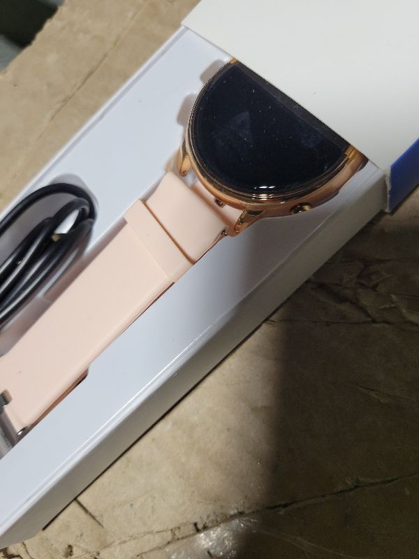 Photo 2 of Hwagol Smart Watch for Women Android Phones iPhone Compatible(Bluetooth Call),1.39'' Round Sports Watch Fitness Tracker Heart Rate/SpO2/Sleep Monitor,Pedometer