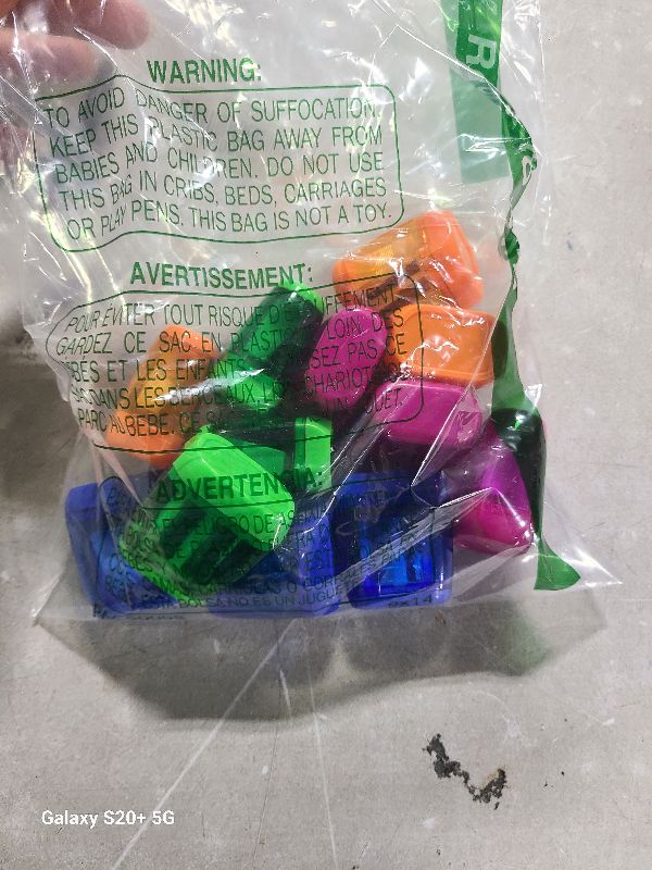 Photo 1 of 12 Pcs Manual Pencil Sharpener for School Office Home Pencil Sharpeners for Kids with Lid Colored Compact Dual Holes Portable Handheld Plastic Pencil Sharpener for Adults Students Class Home Office