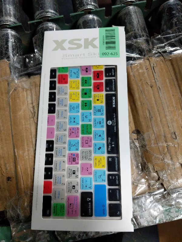 Photo 1 of XSKN Magic Keyboard Premiere Pro Shortcuts Silicone Keyboard Cover Skin for 2015 Released Magic Keyboard A1644 MLA22LL/A (US Version)