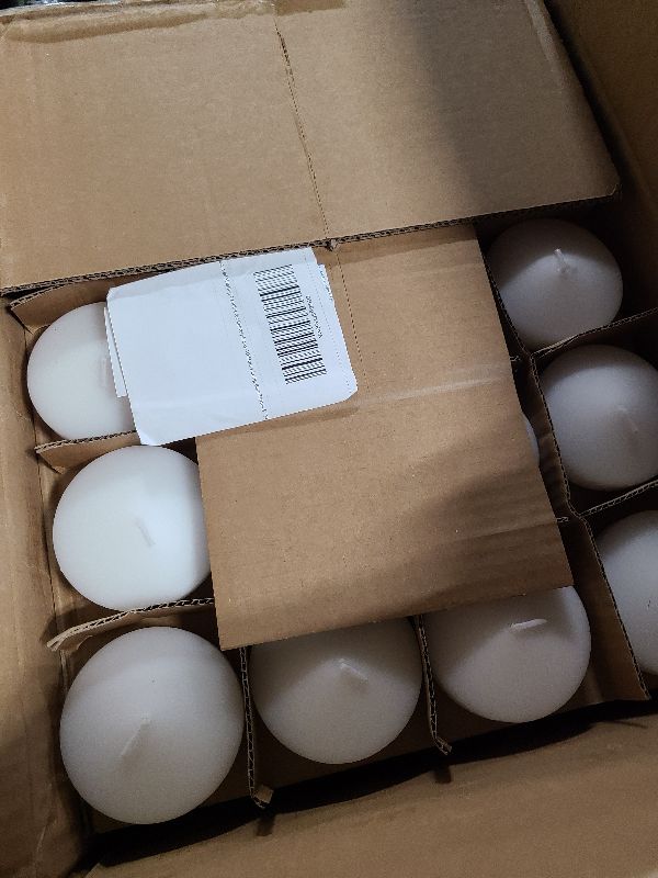 Photo 1 of 80 Pack White Floating Candles 3 inch Unscented Floating Candles for Centerpieces-10 Hours Long Burn Time-3” Floating Candle Bulk for Wedding Cylinder Vases