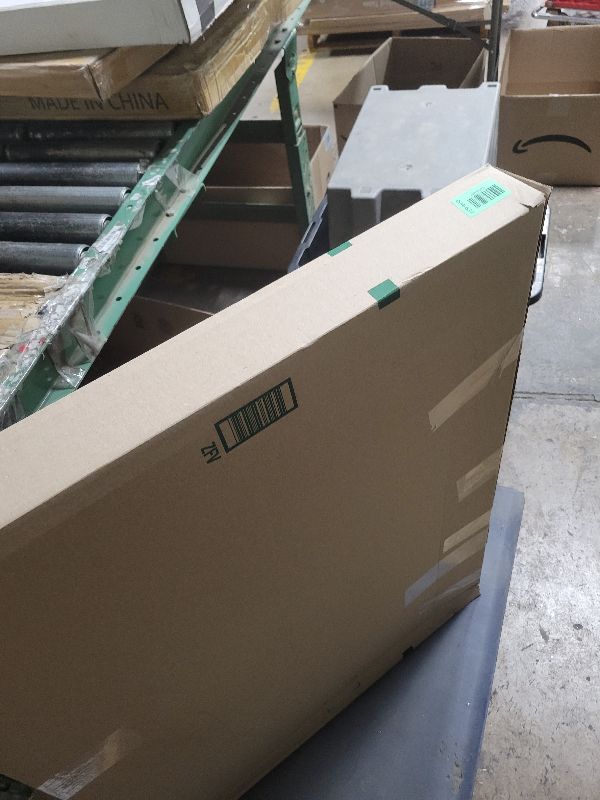 Photo 1 of DUMOS 30in Foldable Storage Ottoman Bench, Storage Chest, End of Bed Foot Rest Stool with Padded Seat, Bedroom Bench for Living Room, Bedroom, Support 660lbs, Grey