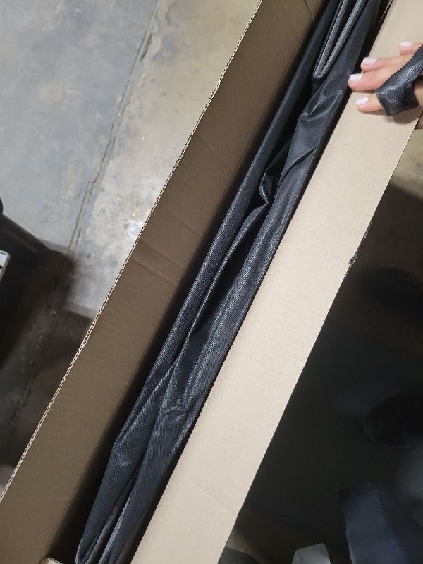 Photo 1 of DUMOS 30in Foldable Storage Ottoman Bench, Storage Chest, End of Bed Foot Rest Stool with Padded Seat, Bedroom Bench for Living Room, Bedroom, Support 660lbs, Grey