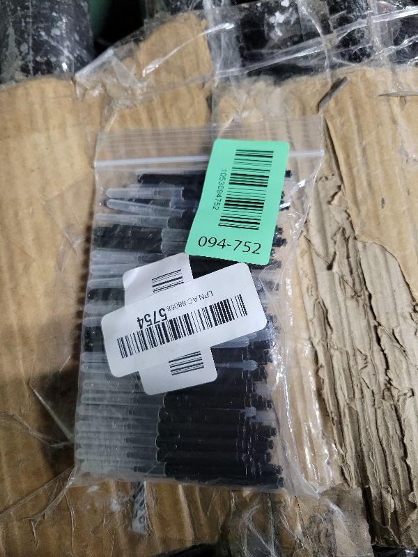 Photo 1 of 100 Pcs Micro Eyebrow Brush with Cap, Spoolie Lash Comb, Lift Tools for Brow & Eyelash Extensions, Lamination (Black)