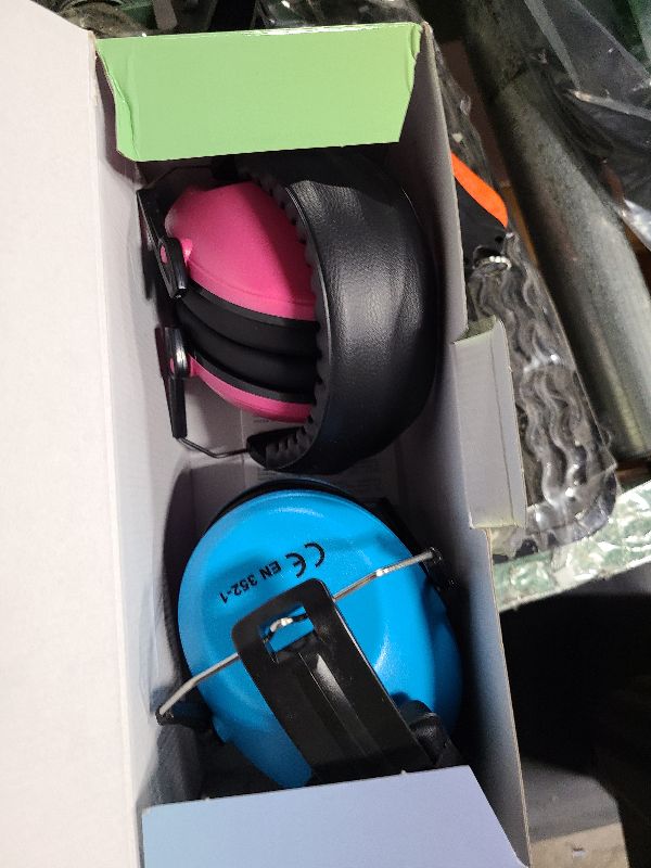 Photo 1 of 2 Pack Noise Canceling Headphones for Kids - Toddler & Children Ear Protection Earmuffs for Concerts, Air Shows, Fireworks