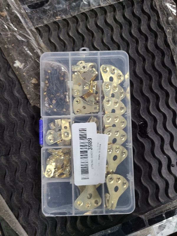 Photo 1 of 125 Pcs Heavy Duty Picture Hanging Kit With Nails for Wooden/Drywall - Professional Hangers for Canvas, Office Pictures, Clock, House Decoration - Holds 10-100 lbs