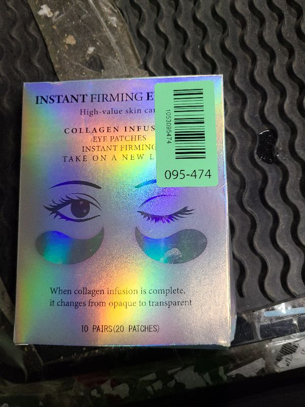 Photo 1 of **MSRP 11.48** Under Eye Patches, Instant Firm Eye Patches Temporary, Collagen Peptide Firming Eye Mask for Under Eye Bags and Wrinkles Filler Improve Wrinkles Dark Circles Fine Lines for Women Men, 4 pair