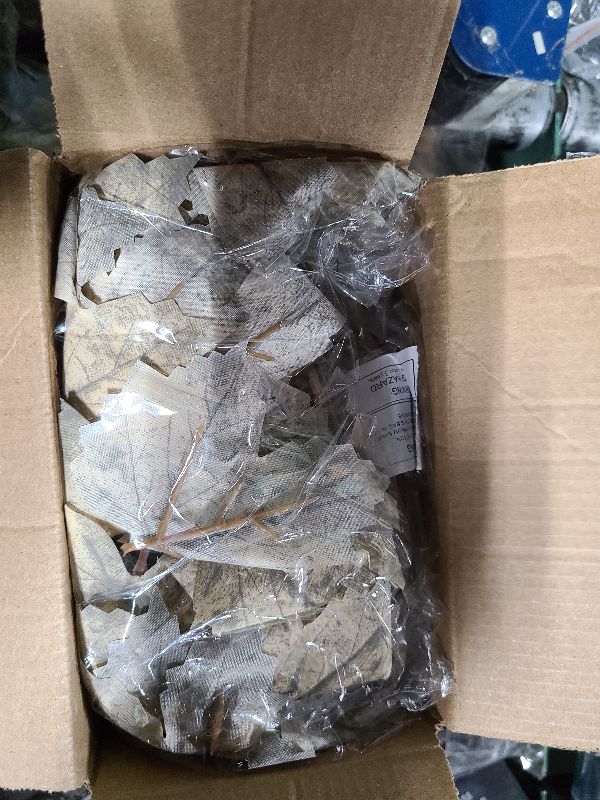 Photo 1 of 2 Pack 6 Ft Fall Garland Fall Thanksgiving Decorations Maples Leaves Garlands Artificial Autumn Foliage Garlands Thanksgiving Garland for Home Farmhouse Porch Wedding Mantle Fireplace Party Christmas