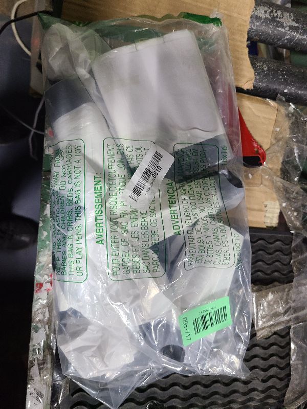 Photo 1 of 120 Counts 1.6 Gallon Mini Drawstring Trash Bags, Small Garbage Bags by KSSKSS, Code a fit 4.5-8 Liter, 1.2-2 Gal, White Trash Bin Liners for Home Office Kitchen Bathroom Bedroom