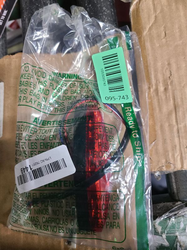 Photo 1 of 12V Universal 15 LED Motorcycle Rear Tail Light Brake Stop Running Tail Light ATV Dirt Bike (B)