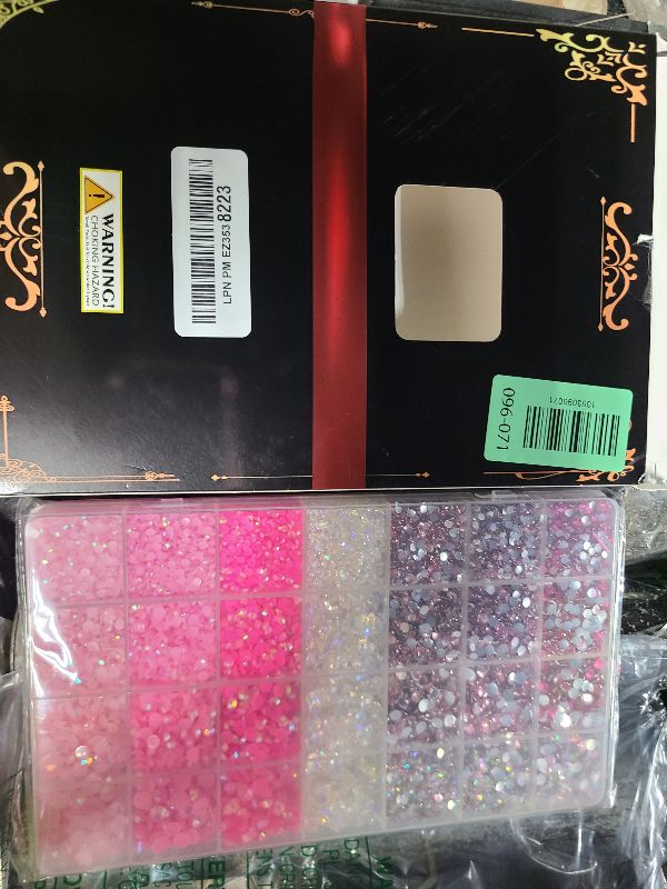 Photo 1 of 20000Pcs Pink Rhinestones for Bedazzling with 3Pcs B7000 Jewelry Glue, Resin Rhinestones for Crafting Crafts?Bedazzler Kit Flatback Gems for Clothing Shoes Tumblers Nail Art