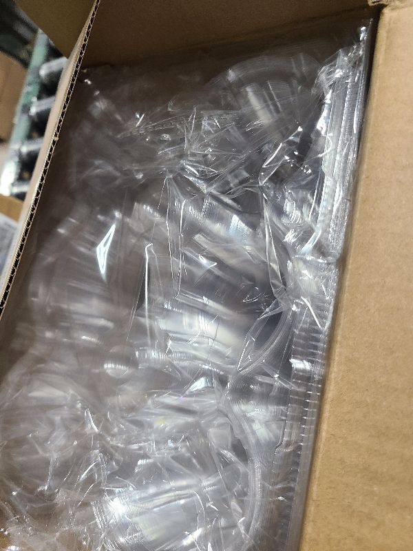 Photo 1 of (6 Count x 40 Sets) Stackable Cupcake Containers with 240 Pack Liners, Plastic Cupcakes Boxes Holders for 6 cakes, High Tall Dome Lid Cupcakes Carrier, Clear Cupcake Trays/Containers/Holders