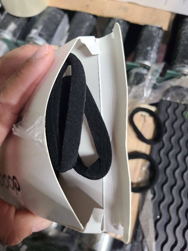 Photo 1 of 20 Pieces Large Stretch Hair Ties Hair Bands Ponytail Holders Headband for Thick Heavy and Curly Hair (Black, 5 cm in Diameter, 1 cm in Width)