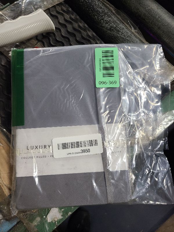 Photo 1 of Papercode Lined Journal Notebooks (2 Pack) - Luxury Journals for Writing w/ 130 Pages, Soft Cover - Executive Notebooks for Work, Travel, College - Gray