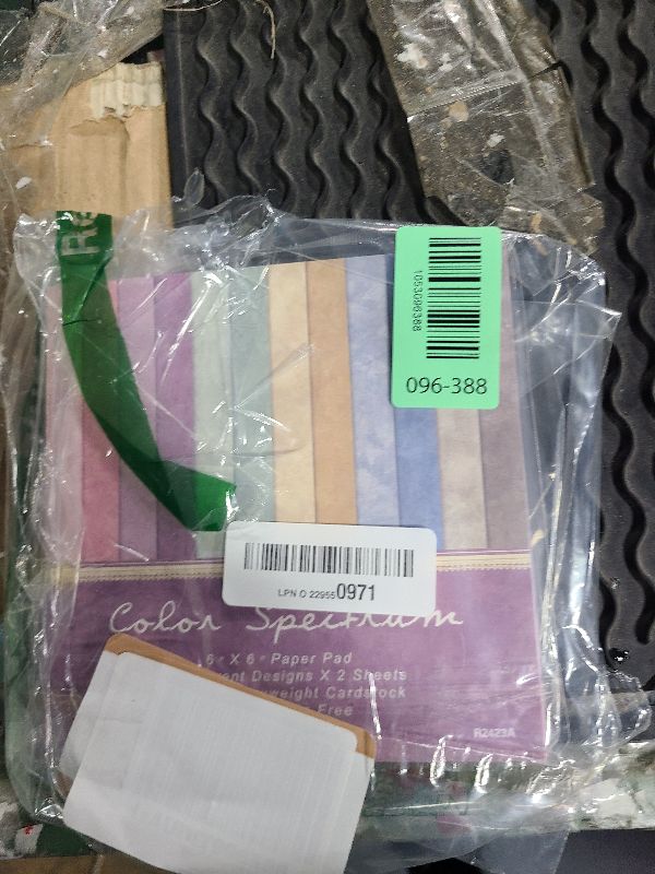 Photo 1 of 24 Sheets Scrapbook Paper Pad Cardstock, 6 x 6 Inch Colorful Decorative Decoupage for Card Making Folded Material Gift Wrapping Junk Journals Supplies DIY Crafts Photo Album