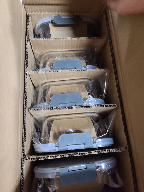 Photo 1 of [10-Pack] Glass Meal Prep Containers with Lids, MCIRCO Food Storage Containers with Snap Locking Lids, Airtight Lunch Containers, Microwave, Oven, Freezer and Dishwasher