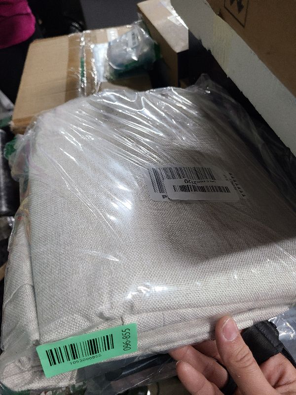 Photo 1 of 100% Blackout Shield Linen Blackout Curtains for Bedroom 96 Inches Long, Back Tab/Rod Pocket Living Room Drapes, Thermal Insulated Blackout Curtains 2 Panels Set, 50" W x 96" L, Beige