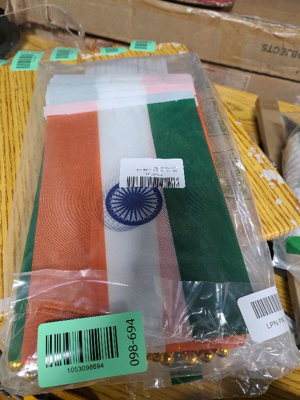 Photo 1 of 25 Pack India Handheld Small Flag,Mini Indian Hand Held Miniature Stick Decor