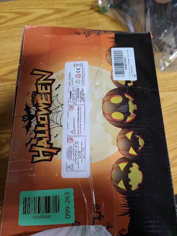 Photo 1 of 11 FT(H) x 10 FT(L) Giant Halloween Inflatables Archway, Halloween Inflatable, Blow Up Outdoor Decorations, Inflatable Pumpkin Arch for Lawn Garden Yard Holiday Party Decorations