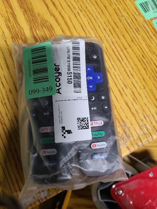 Photo 1 of (Pack of 2) Replacement Remote Control Only for Roku TV, Compatible for TCL Roku/Hisense Roku/Onn Roku/Sharp Roku/Element Roku/Westinghouse Roku/Philips Roku Smart TVs (Not for Roku Stick and Box)