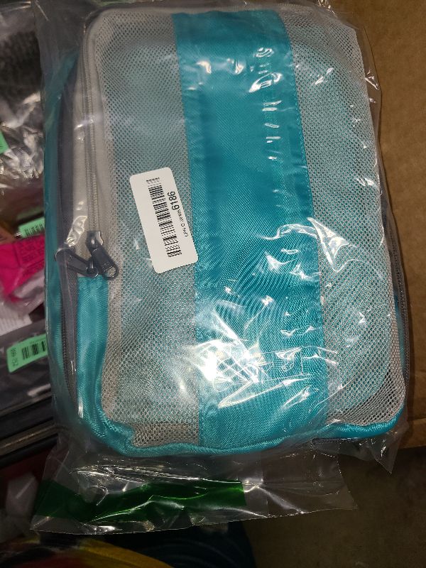 Photo 1 of 10 Set Compression Packing Cubes for Travel Essentials,Compressible Expandable Packing Cubes for Suitcase,OlarHike Luggage Organizer Bags for Travel,Handy Helper for Organizing Clothes(Blue Green)