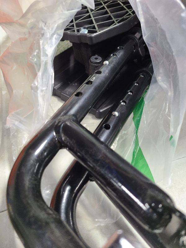 Photo 1 of (1Pair) Wheelchair Replacement Footrests,Wheelchair Replacement Parts,Wheelchair Swivel Footrests for Standard Wheelchairs,Black