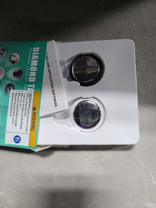 Photo 1 of 2 Pack Air Tracker Tag (Apple MFi Certified) Compatible with Apple Find My (iOS Only) Bluetooth Tracker, Smart Keys Finder and Item Locator with Waterproof Case for Wallet Luggage Pet Backpack