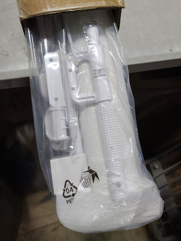 Photo 1 of 197 Inch Extra Wide Retractable Baby Gate,Mesh Large Baby Gate or Mesh Pet Dog Gate, Opening Wide Extra Long Child Safety Gate for Indoor, Outdoor, Stairs, Deck?White,33"x197")