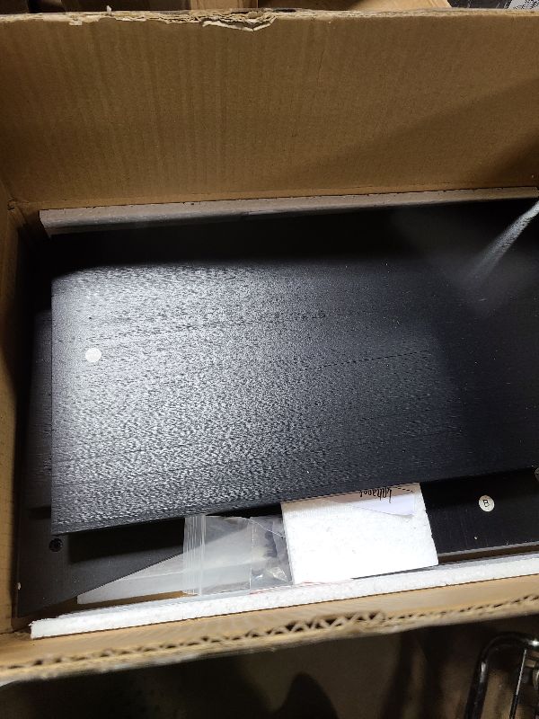 Photo 1 of LOHASOK Bread Box for Kitchen Countertop Large Bread Box Farmhouse Bread Container Bread Storage with Window Bread Holder Black