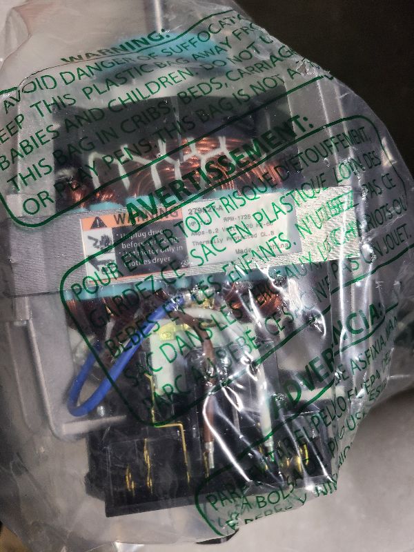 Photo 1 of 0EM 279827 Dryer Drive Motor with Pulley (Upgraded Blower Shaft Length) by puxyblue Compatible with MayTag Kitchenaid Kenmore Whirlpool Dryer Motor - Replaces AP3094245, EAP334304, PS334304,W10194250