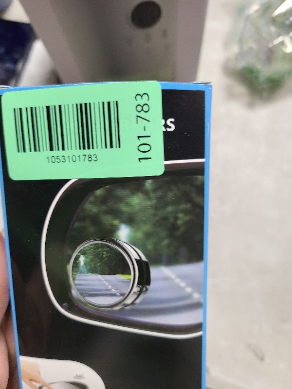 Photo 1 of 2 pcs Blind Spot Mirrors, 2" Round HD Glass Convex 360° Wide Angle Side Rear View Mirror with ABS Housing for Cars SUV and Trucks, Chrome, Pack of 2