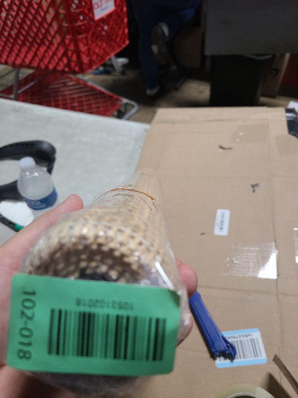 Photo 1 of 24" Width Natural Square Cane Webbing 5Feet, Rattan Webbing Roll for Caning Projects, Woven Open Mesh Cane for Furniture, Chair, Cabinet, Ceiling, Bed