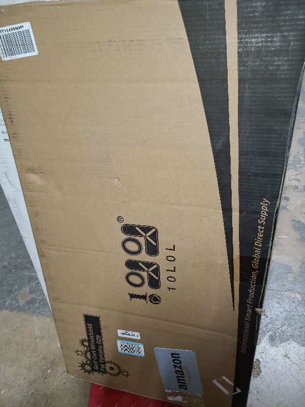 Photo 1 of 10L0L Golf Cart Windshield for Yamaha G14/G16 1995-2003 Year Golf Carts, Durable & Portable, Smoked