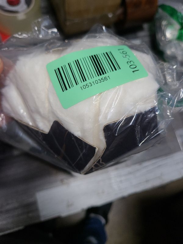 Photo 1 of 18x18 Throw Pillow Covers Set of 2, Decorative Faux Fur Covers for Bed, Couch Soft Fluffy Pillow Cover with Velvet Back for Living Room, Neutral Home Décor Accent for Sofa - Cream White