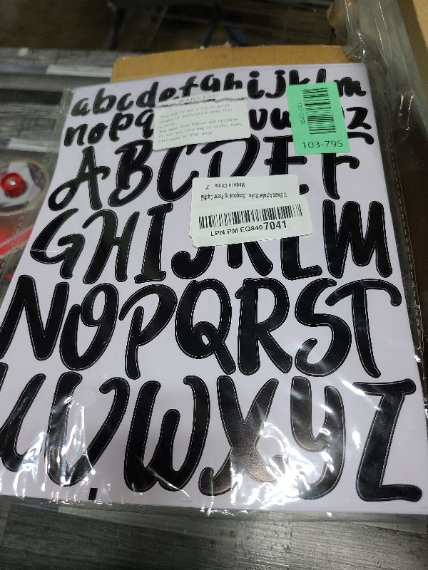 Photo 1 of 12 Sheets Alphabet Stickers, 12 Colors Self Adhesive Vinyl Letter Stickers Aesthetic, Waterproof Letter Sticker for Water Bottles, Door, Car, Scrapbooking, Poster, Cup