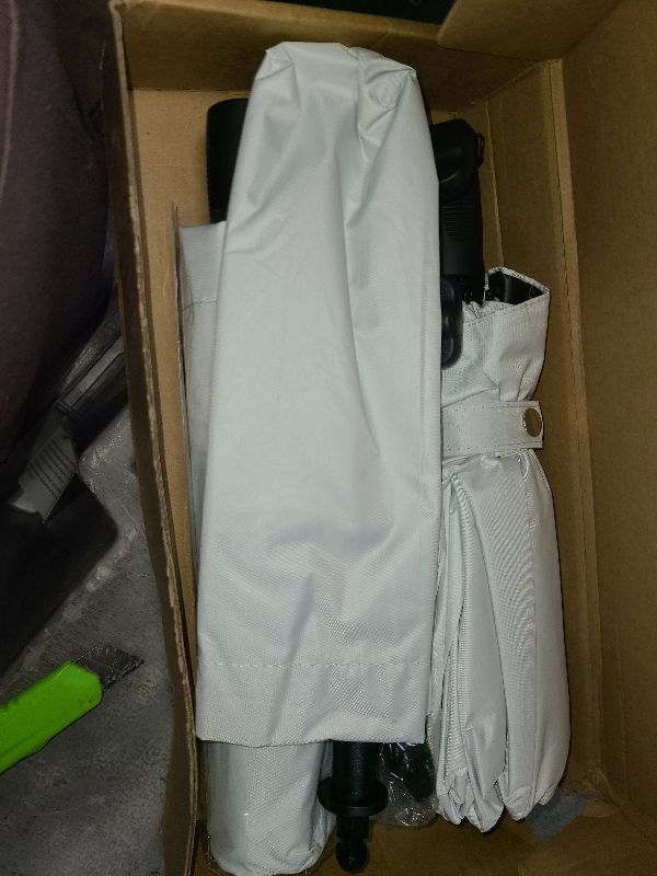 Photo 1 of 2 Pack Pool Shade Umbrella, 40" Adjustable Above Ground Pool Sunshade Canopy with Carry Bag, Patio Umbrella Use for Garden/PoolDeck/Backyard/Beach Chairs/Camp Trolley/Strollers/Golf Carts and More(White)