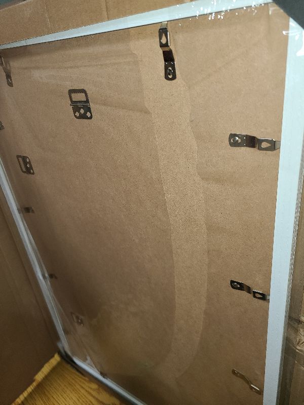 Photo 1 of 18x27 Frame Rustic White, Distressed 27x18 Picture Frame, Art Pic Hanging Poster Frame, 18 by 27 Gallery Family Concert Portrait Wall Photo Frame Anniversary/Birthday/Wedding/Thank you/Christmas Gift