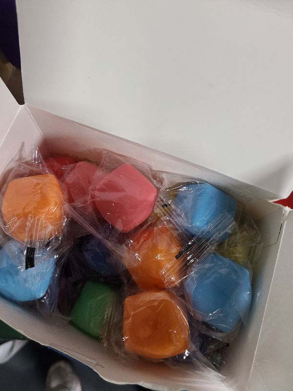 Photo 1 of 24 Pack Slow Rising Stress Cube , Dough Stress Balls Soft Fidget Squishy Toys for Anxiety Relief, Pull Stretch Classroom Prize Party Favors Toys for Kids