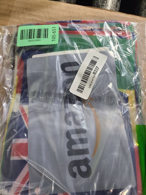 Photo 1 of 100 Countries String Flag, 82 ft International Flags Bunting Banner, World Flag Banner Decoration for School, Sports Events, Grand Opening, Party