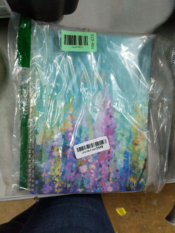 Photo 1 of 2026 Planner - 2026 Planner Weekly and Monthly, Planner 2026, Jan 2026 - Dec 2026, 9" x 11", Calendar Planner 2026 with Colourful Tabs & Pocket, Flexible Cover, Twin-Wire Binding- Oil Painting