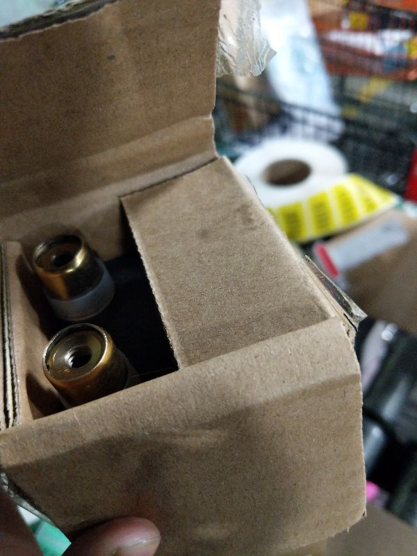 Photo 1 of 2-Pack Curtain Rod for Windows 16-28",Adjustable Window Curtain Rods with Premium Aluminum End Cap Finials and Full Surround Brackets,3/4"(0.062Feet) DiameterWarm Gold Drapery Rods for Curtains