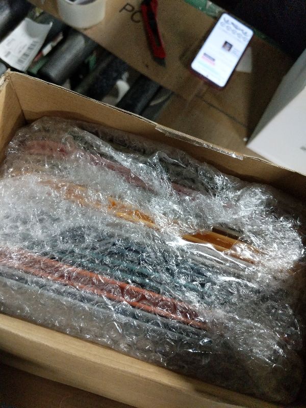 Photo 1 of 18 Pcs Plastic Fast Food Trays Bulk Colorful Restaurant Serving Cafeteria Grill School Lunch Trays Rectangular Serving Platter for Kitchen Hotel Restaurant, 9 Colors (9 x 12 Inch)