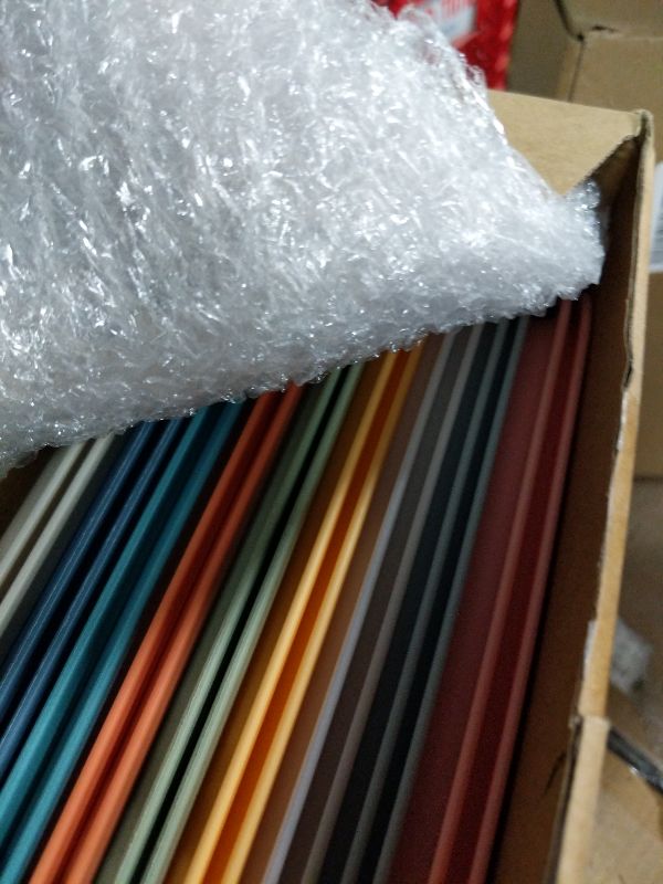 Photo 1 of 18 Pcs Plastic Fast Food Trays Bulk Colorful Restaurant Serving Cafeteria Grill School Lunch Trays Rectangular Serving Platter for Kitchen Hotel Restaurant, 9 Colors (9 x 12 Inch)