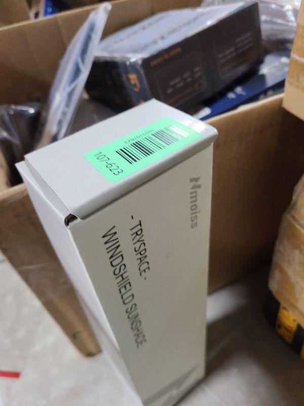 Photo 1 of [2025 Upgrade] Nmoiss Windshield Sun Shade Umbrella - [Vinyl Coating Heat Shield] Protect Car from Sun Rays & Heat Damage Keep Cool and Protect Interior, Spring Structure Edge Medium 56" L x 31" W