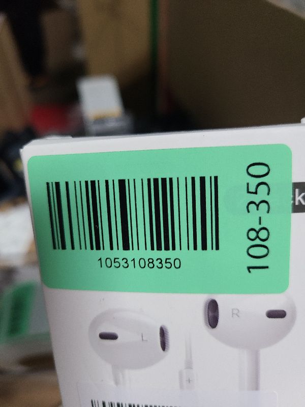 Photo 1 of 2 Pack Wired Headphones for iPhone Earbuds with Built-in Microphone & Volume Control Nosie Reduction Earphones Headsets Compatible with iPhone 14 13 12 11 Pro Max XS XR X 8 7, Support All iOS System