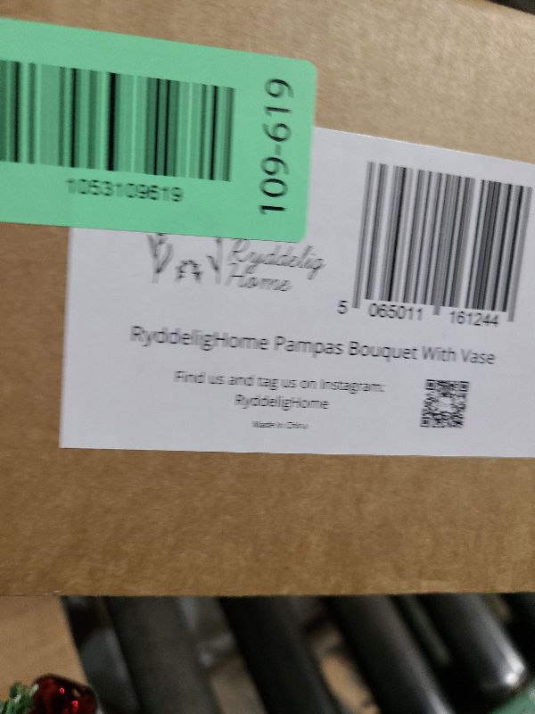 Photo 1 of 100pcs Artificial Flowers Arrangement With Vase Included, Dining Table Centerpiece Decorations, Fake Flowers in Vase, Dried Pampas Grass Floral Centerpieces, Coffee Table Decor, Centro de Mesa