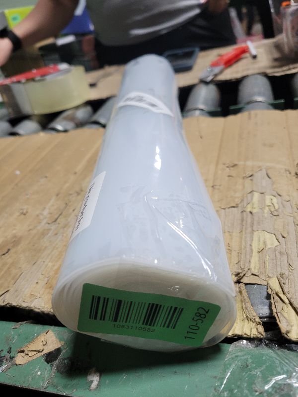 Photo 1 of 12x98 Inch No Parking Fire Lane Stencil – 12" Letter Height, Reusable Silicone Spray Paint Template for Asphalt, Concrete, Pavement, Foldable Parking Lot Curb Marking