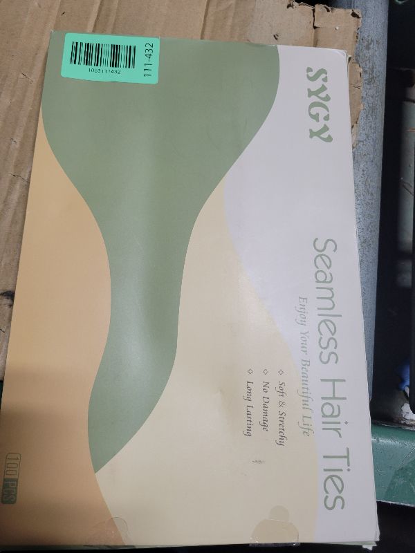 Photo 1 of 100PCS Black Hair Ties for Women, Seamless Cotton Hair Bands, No Crease No Damage Hair Tie for Thick Thin Hair, Soft Ponytail Holders Hair Accessories for Girls, Chirstmas Gifts