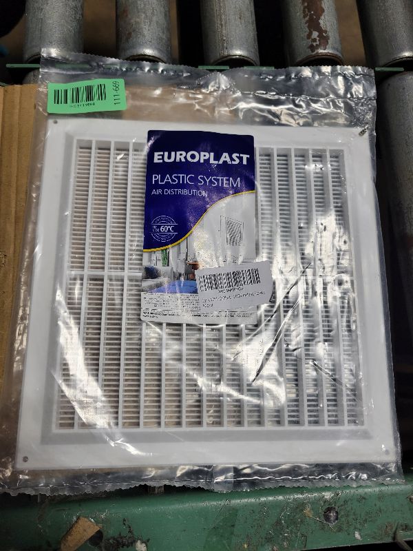 Photo 1 of 10" x 10" Inch Plastic Ventilation Grille with Insect Mesh. HVAC. Indoor and Outdoor Vent Cover. Does NOT Include Screws