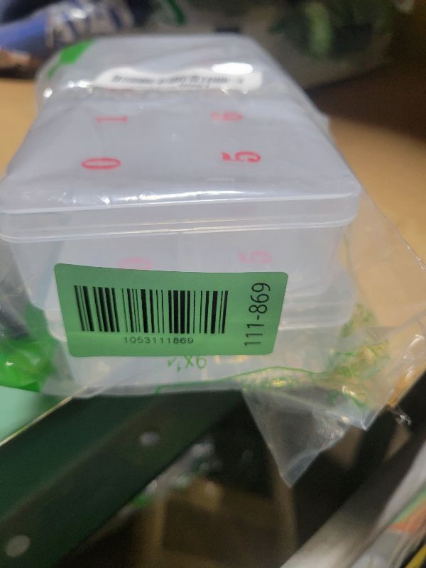 Photo 1 of 2 Pieces Nail Tip Box Empty False Nail Tips Organizer Box with 10 Number Spaces Storage Case Container Nails Plastic Grid Boxes for Fingernail Crystal Jewelry Accessories(White)